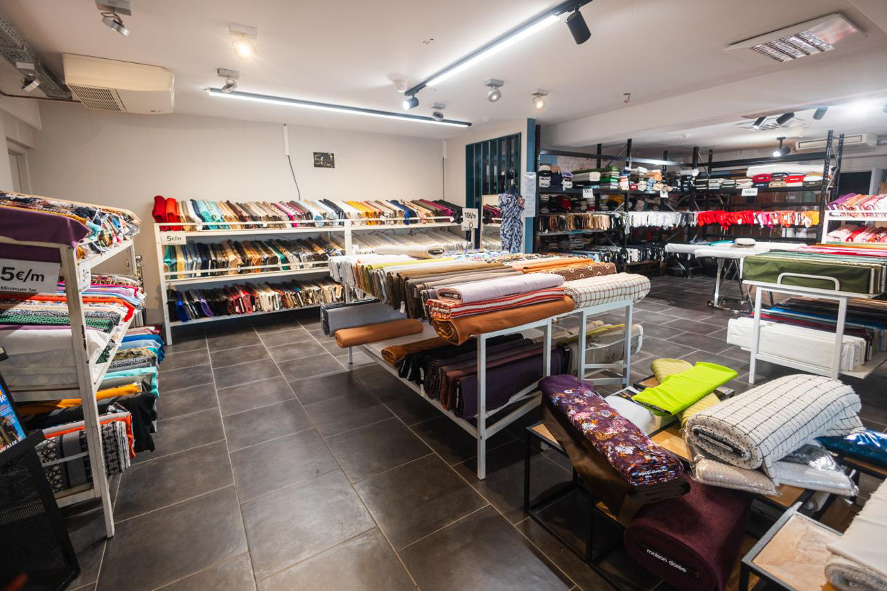 Showroom Stoffen Tissus